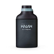 Frasco do perfume Natura Kaiak Extremo Masculino 100 ml, vidro preto fosco