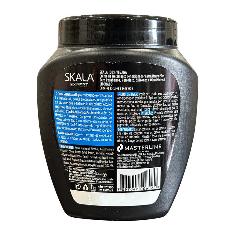 Creme de Tratamento Skala Expert Lama Negra com Carvão Ativado, 1kg – imagem 2