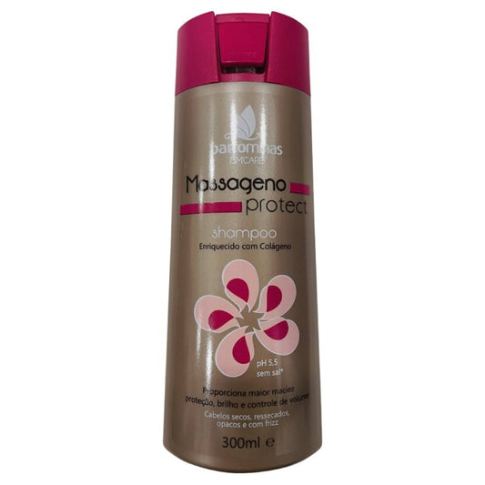 Shampoo Barrominas Massageno Protect Enriquecido com Colágeno 300ml