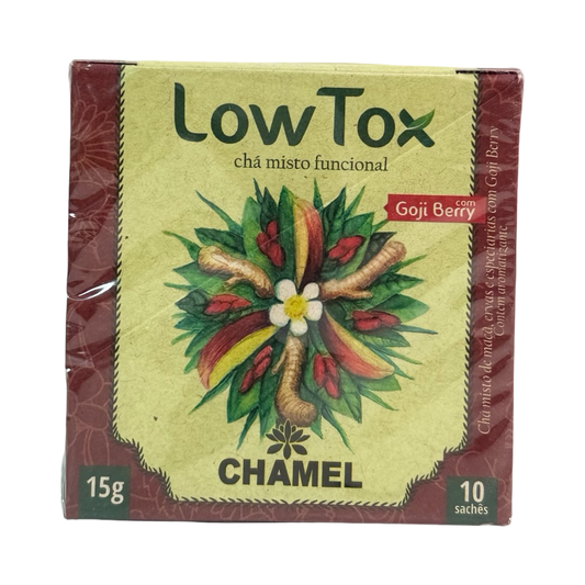 Chá Misto Funcional Chamel LowTox com Goji Berry – 10 Sachês (15g)