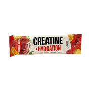 Sachê individual (stick pack) da Creatina + Hidratação Nutrex sabor Fruit Punch; a caixa vem com 15 sachês