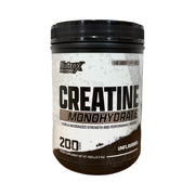 Pote preto de Creatina Monohidratada Nutrex pura e micronizada, sem sabor, 1 kg (200 doses)