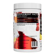 Rótulo da Creatina Nutrex Fruit Punch: 5 g de creatina por scoop de 6,5 g e lista de ingredientes