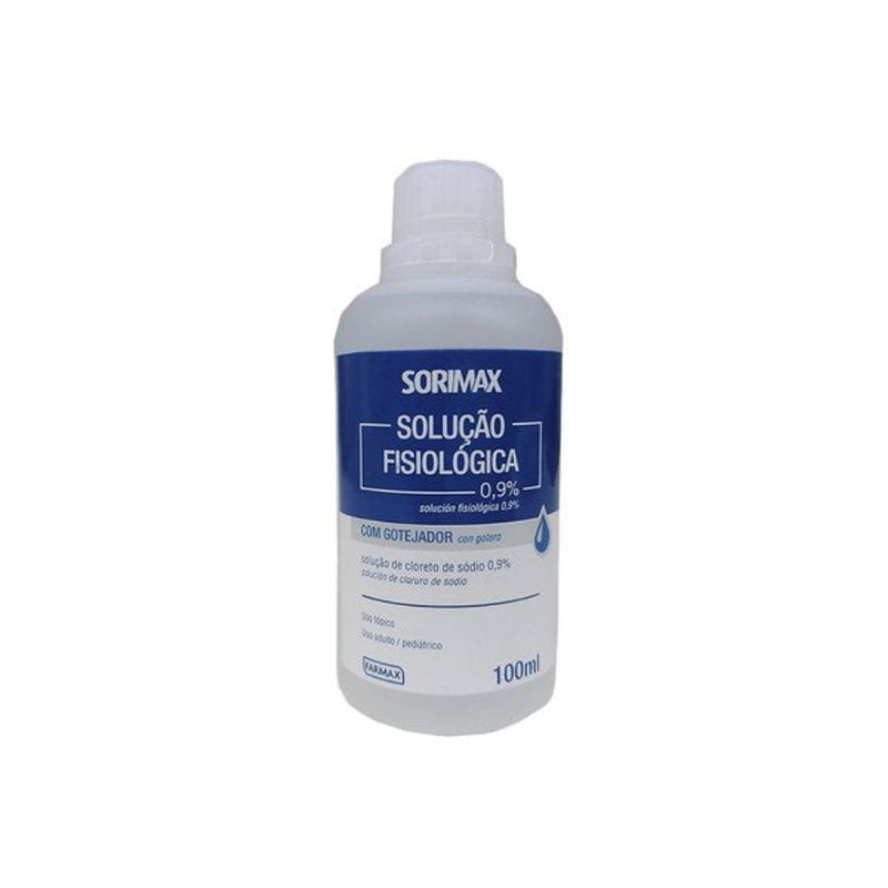 Frasco de Solução Fisiológica Farmax 100 ml