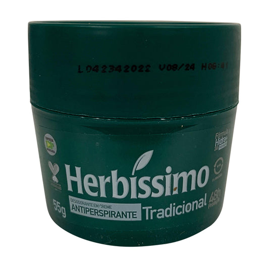 Herbissimo Desodorante em Creme Antiperspirante Tradicional 55g