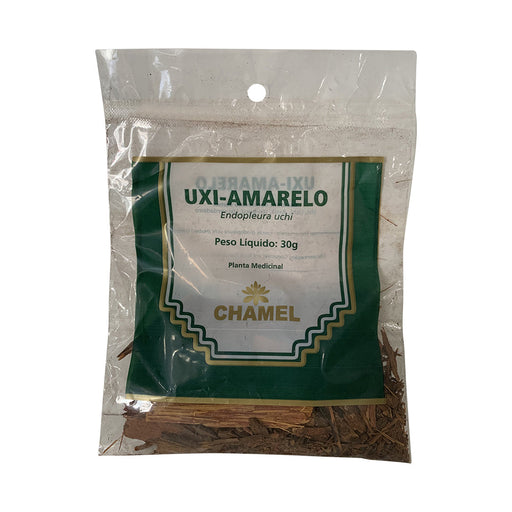 Embalagem de Chá de Uxi-Amarelo Chamel em casca 30 g