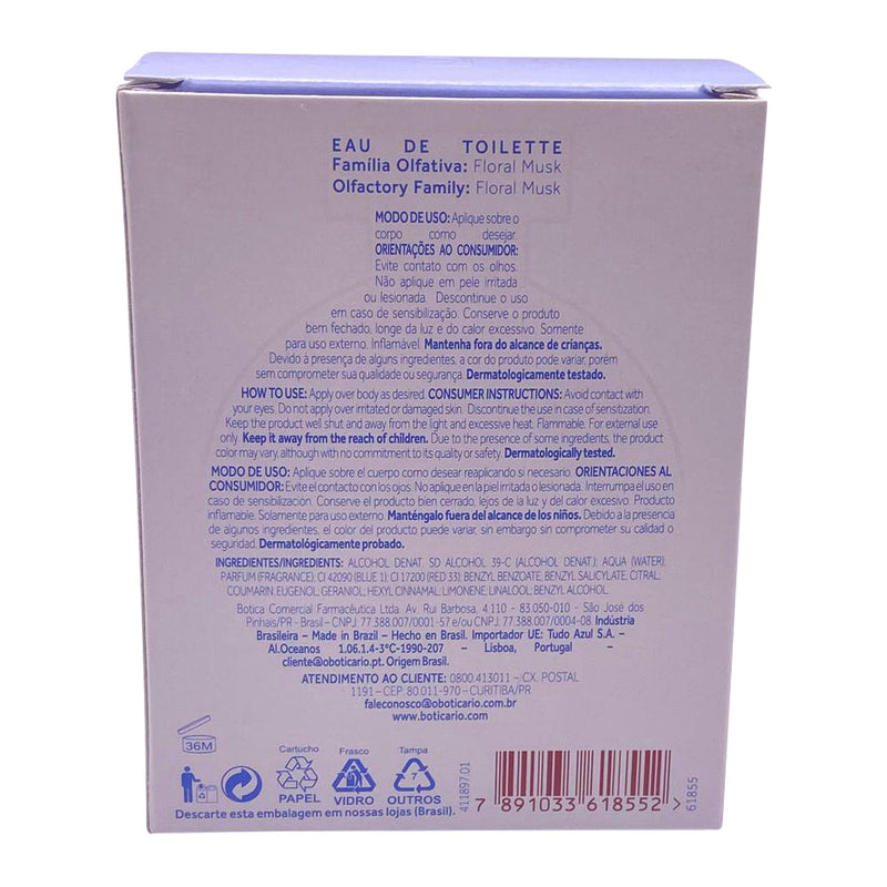 Floratta Blue oBoticário 75ml