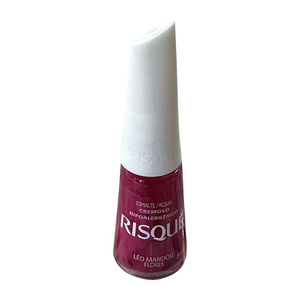 Esmalte Rosa Cremoso Risque - Leo Mandou Flores
