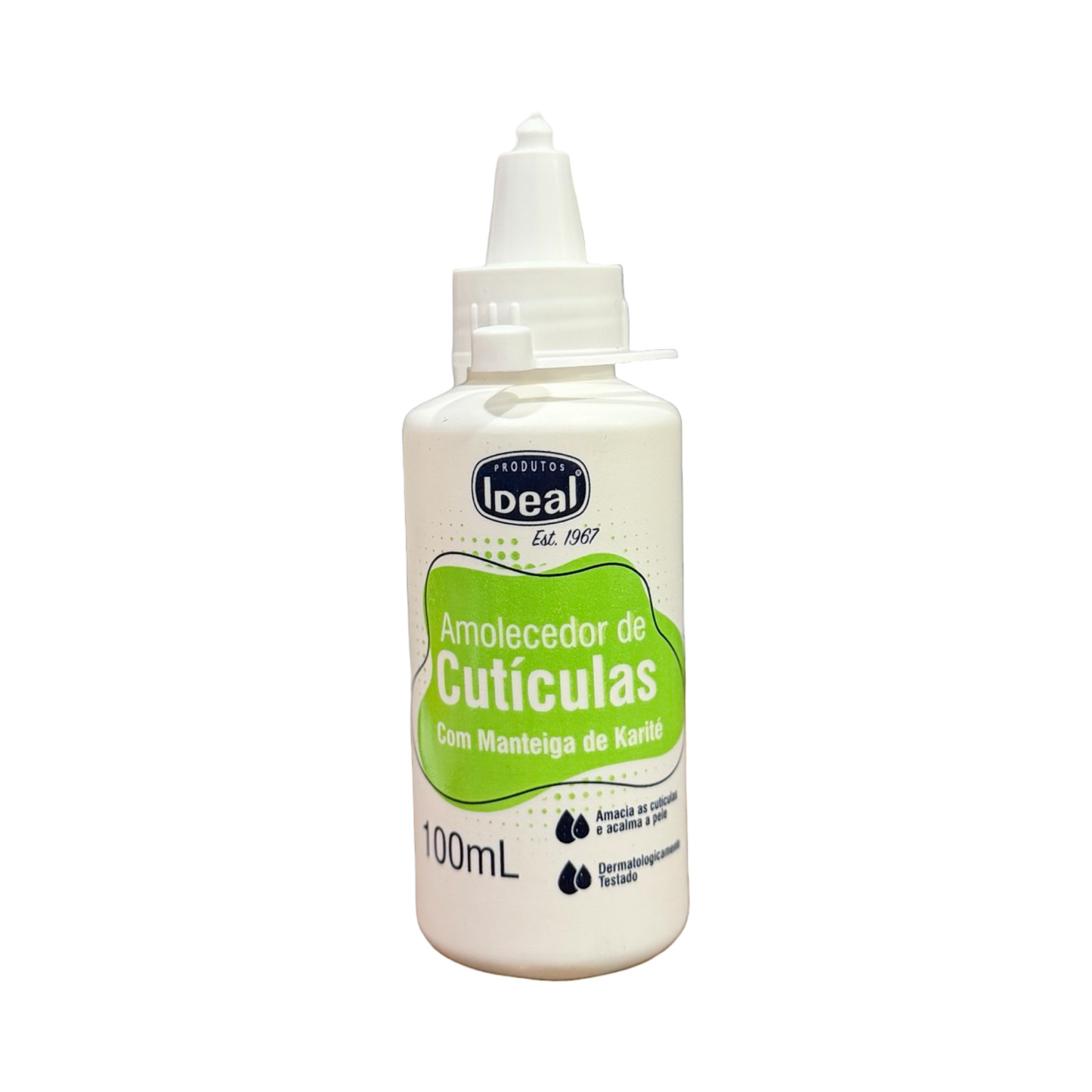 Amolecedor de Cutículas Produtos Ideal 100mL – Com Manteiga de Karité