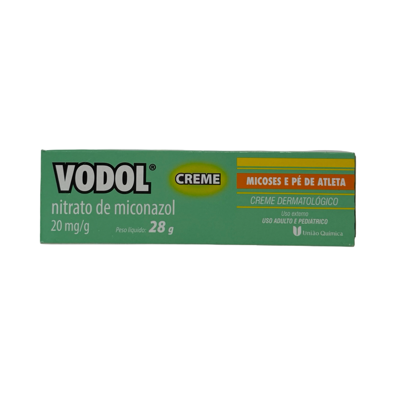 Creme Antifúngico Vodol Nitrato de Miconazol 20mg/g 28g – Tratamento para Micoses e Pé de Atleta