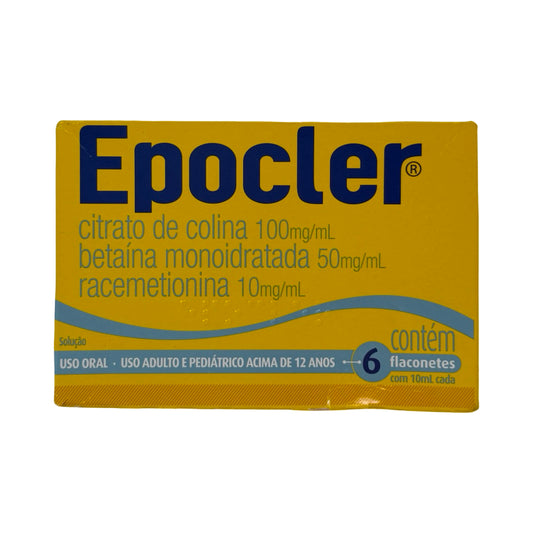 Epocler Solução Oral Protetor Hepático – Caixa com 6 Flaconetes de 10mL