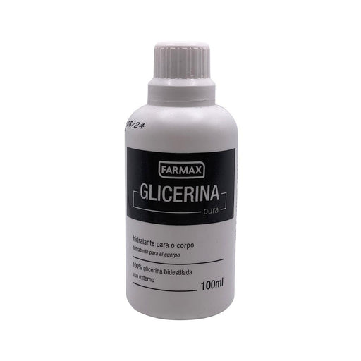 Frasco de Glicerina Bidestilada Farmax 100% pura