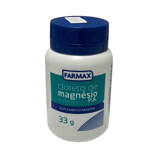 Embalagem de Cloreto de Magnésio P.A. Farmax 33 g