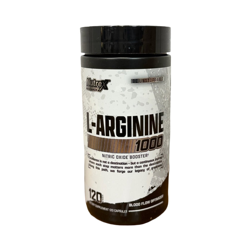 Frasco da L-Arginina 1000 Nutrex com 120 cápsulas