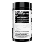 Lateral do frasco L-Arginine 1000 Nutrex com informações sobre óxido nítrico e advertências