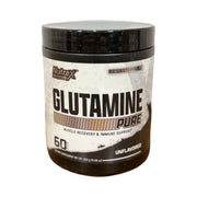 Pote preto da L-Glutamina Nutrex Glutamine Pure sem sabor, 300 g (60 doses)