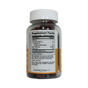 Tabela Supplement Facts das gomas Lifeable Colágeno & Biotina: 10.000 mcg de biotina e 100 mg de colágeno de peixe