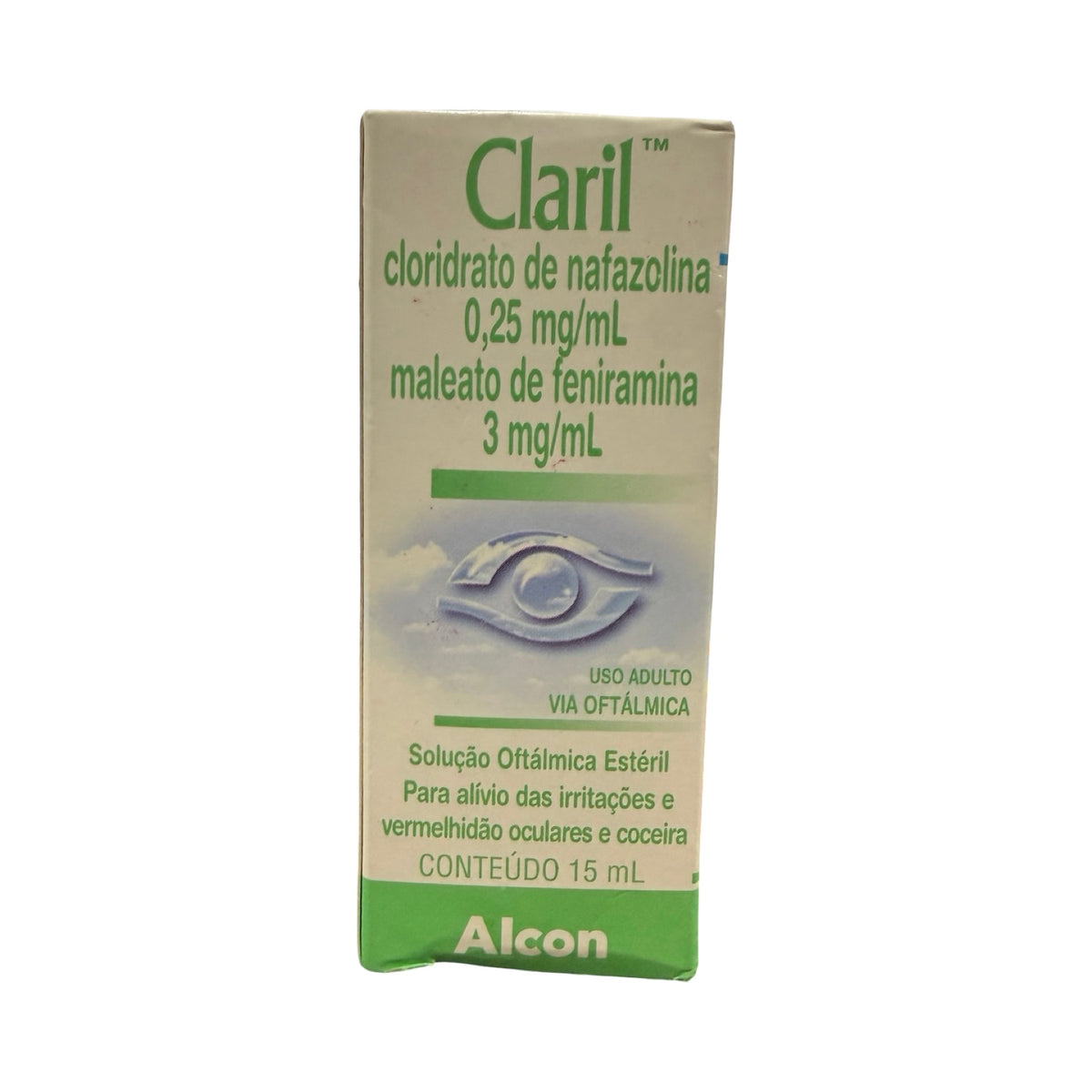 Colírio Claril Alcon Solução Oftálmica Estéril Antialérgica e Descongestionante – 15ml