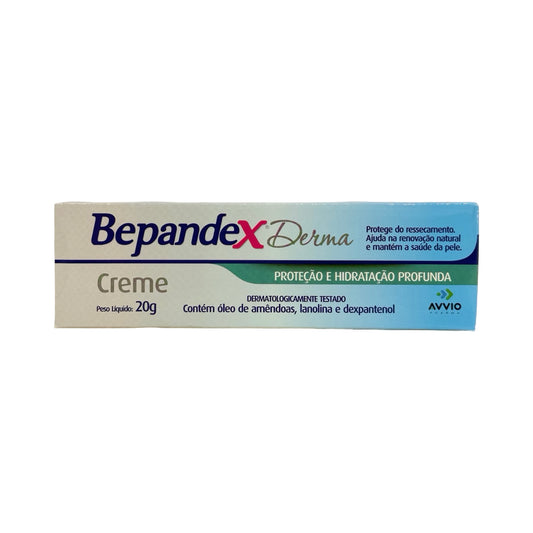 Creme Bepandex Derma Proteção e Hidratação Profunda com Dexpantenol e Óleo de Amêndoas – 20g
