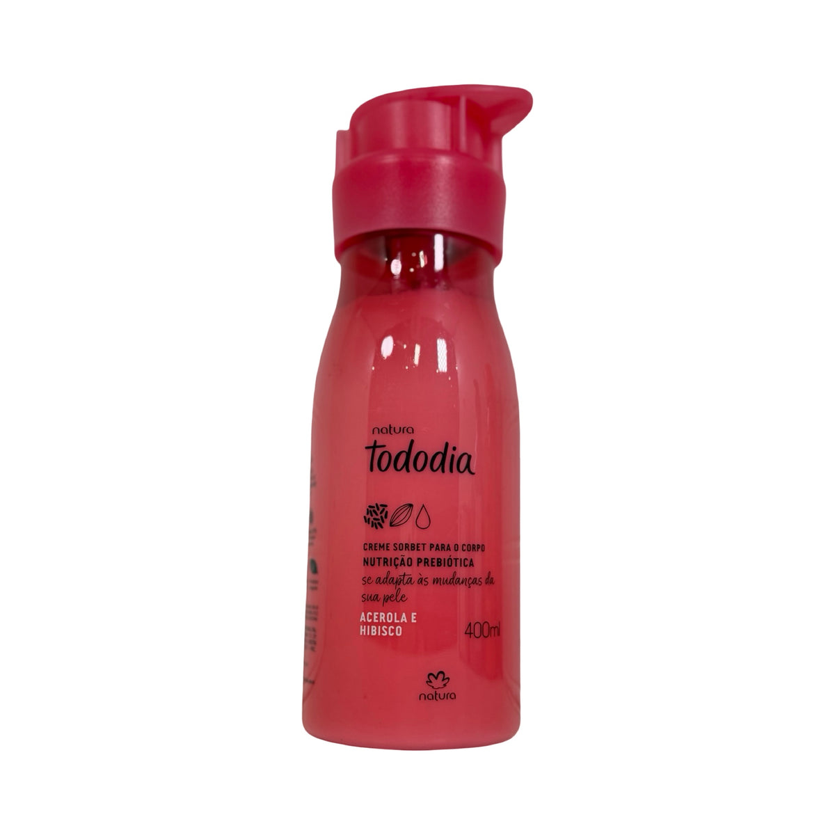Creme Sorbet Desodorante Nutritivo Corporal Natura Tododia Acerola e Hibisco – 400ml