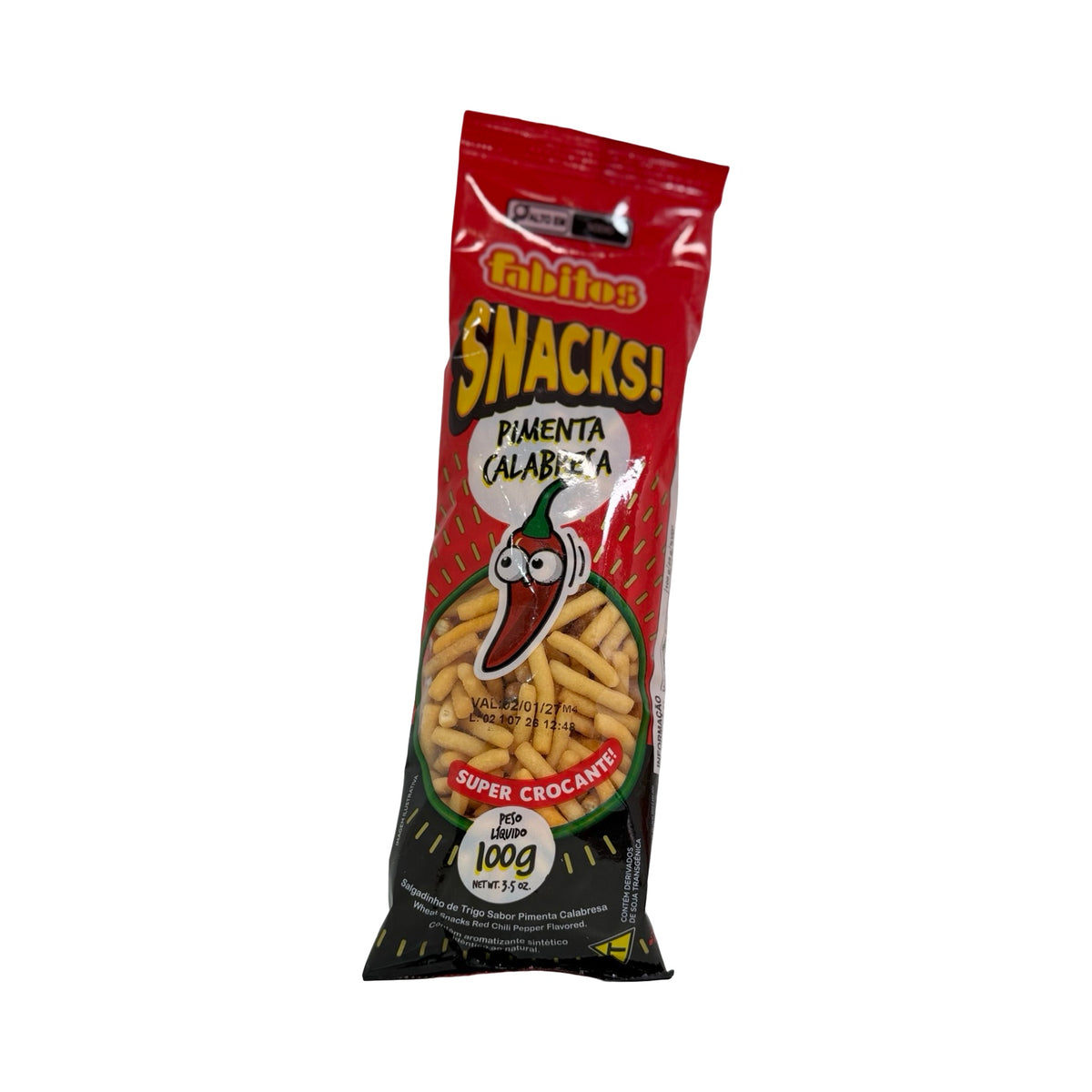 Salgadinho de Trigo Fabitos Pimenta Calabresa Super Crocante – 100g