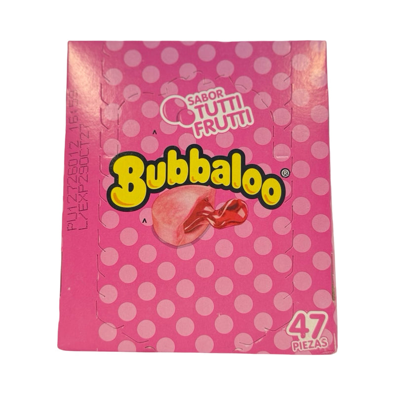 Chiclete Bubbaloo Tutti Frutti – Caixa com 47 Unidades
