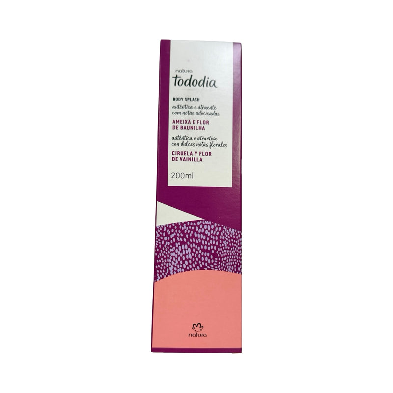 Body Splash Tododia Ameixa e Flor de Baunilha Natura 200ml