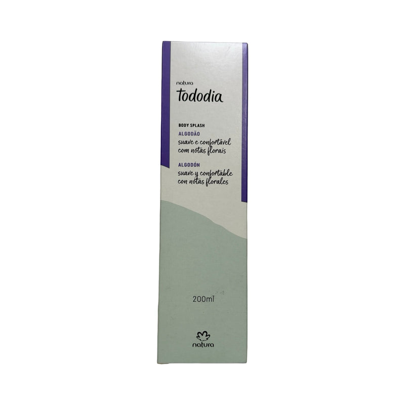 Body Splash Tododia Algodão Natura 200ml
