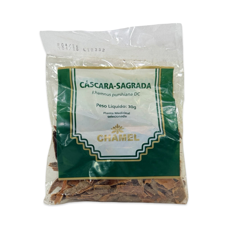 Chá de Cáscara-Sagrada Chamel em Casca (Rhamnus purshiana) – 30 g