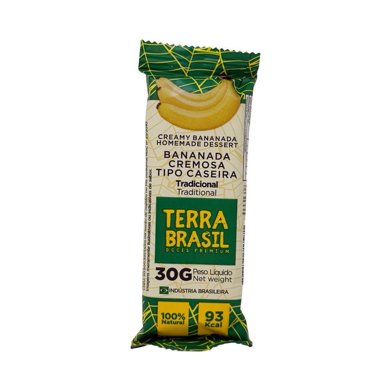 Bananada Cremosa Tipo Caseira Tradicional Terra Brasil – 30g