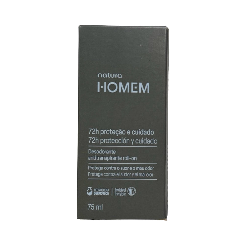 Desodorante Antitranspirante Roll-on Natura Homem 72h – 75ml
