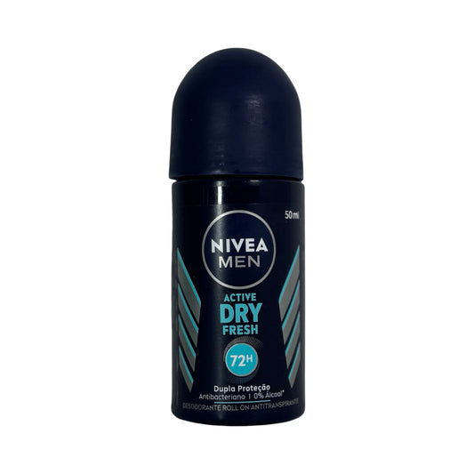NIVEA MEN Active Dry Fresh Roll-On Antiperspirant – 72H Protection (50mL)