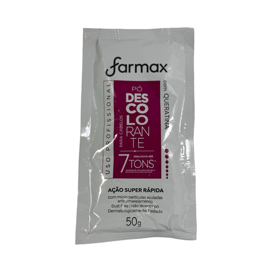 Farmax - Pó descolorante profesional com Queratina 50g