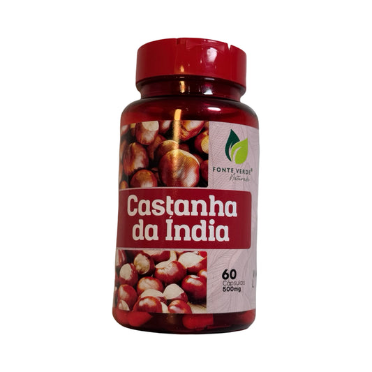 Fonte Verde Naturale Castanha da Índia 500mg – 60 Capsules