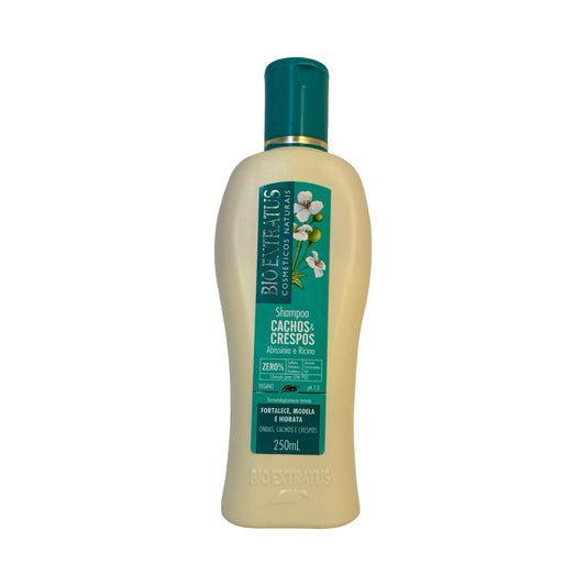 Bio Extratus Cachos & Crespos Shampoo 250mL – Hydrating Shampoo for Curly and Coily Hair