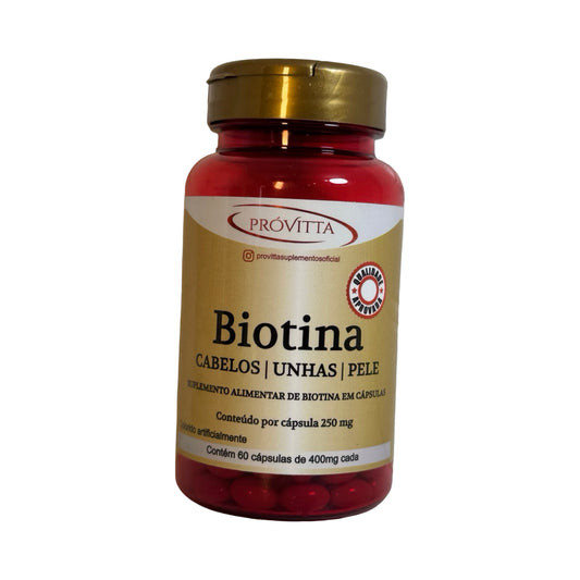 Próvitta Biotin (Biotina) – 60 Capsules | Hair, Nails & Skin Support