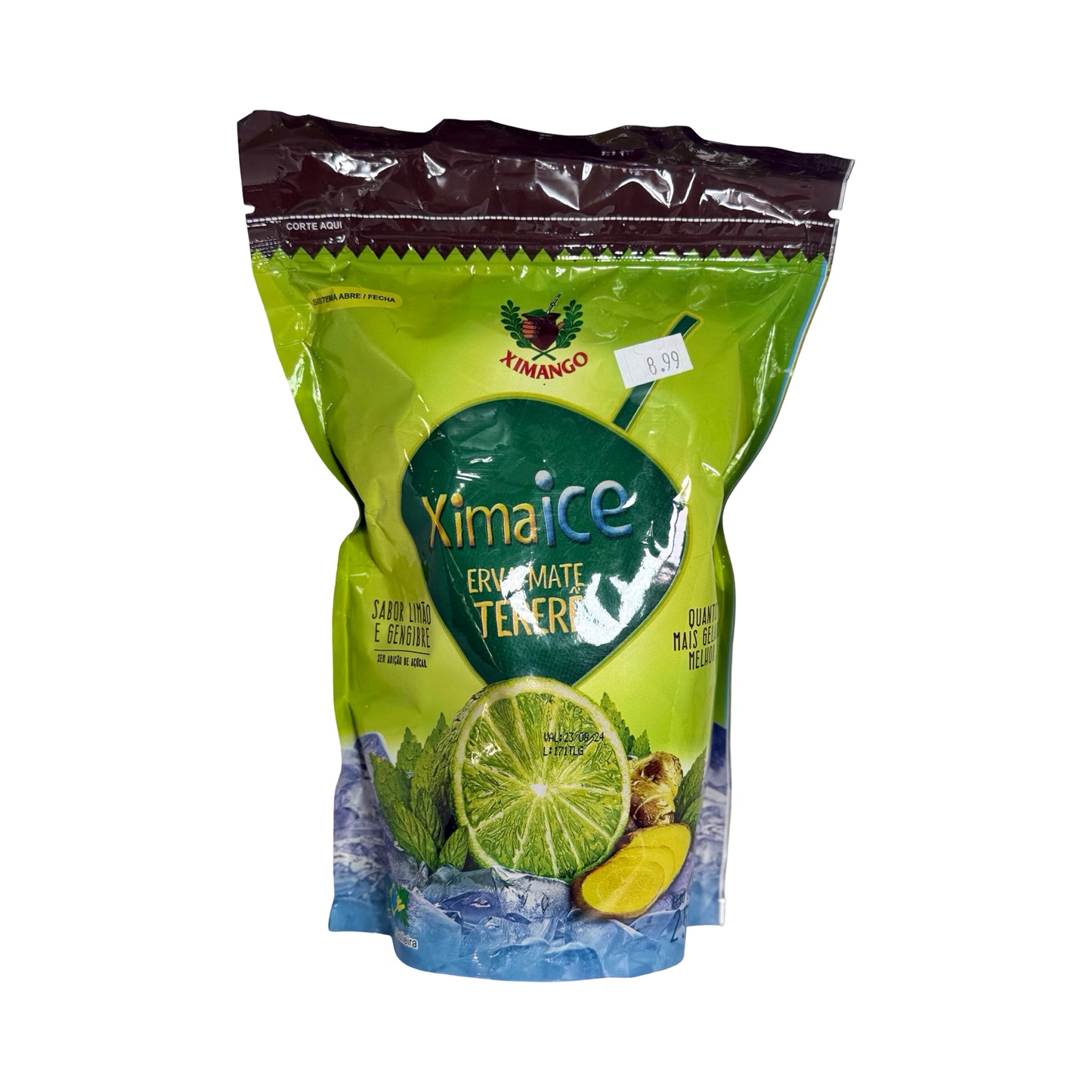 Ximango Ximaice Tererê Erva Mate – Lemon & Ginger Flavor (Zero Sugar)