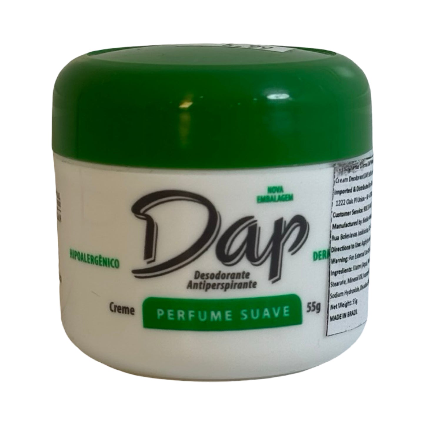 Dap Antiperspirant Deodorant Creme - Perfume Suave (55g)