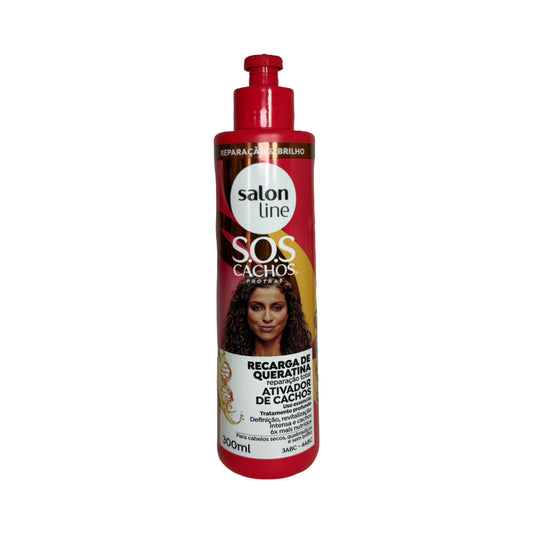 Salon Line S.O.S Cachos - Ativador Recarga de Queratina (300ml)