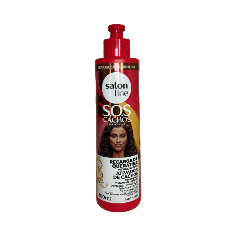 Salon Line S.O.S Cachos - Ativador Recarga de Queratina (300ml)