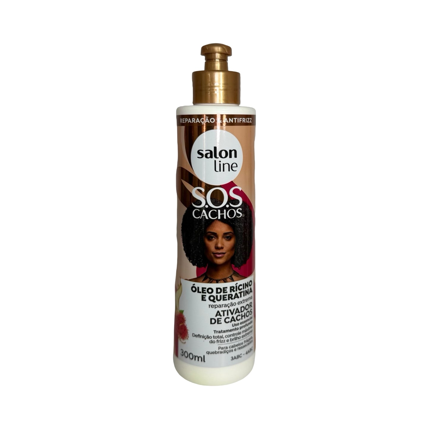 Salon Line S.O.S Cachos - Ativador de Cachos Óleo de Rícino e Queratina (300ml)