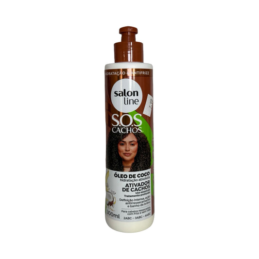 Salon Line S.O.S Cachos Ativador de Cachos Óleo de Coco 300ml