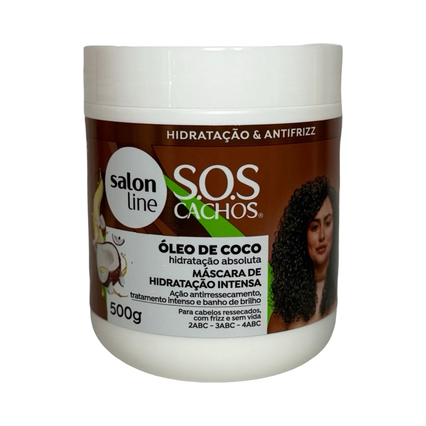 Salon Line S.O.S Cachos: Máscara Óleo de Coco Hidratação Absoluta (500g)