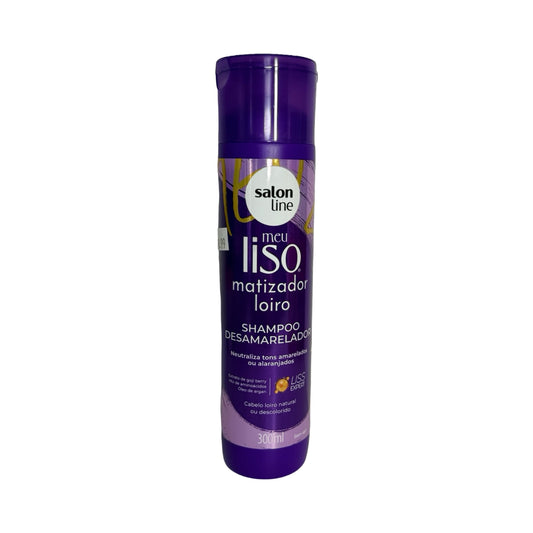 Salon Line Meu Liso Matizador Loiro - Shampoo Desamarelador (300ml)