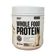 Pote da proteína Whole Food Protein Nutrex sabor Milkshake de Baunilha, sem lactose, 20 g de proteína por dose, 15 doses (495 g)