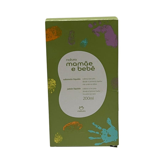 Sabonete Líquido Cabeça aos Pés Natura Mamãe e Bebê – Não Arde os Olhos, 200ml